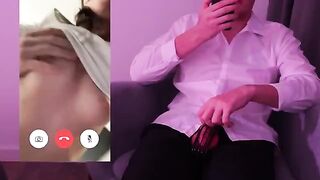 The guy broke off in front of his husband during a call