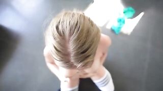 Sweet sweaty gym teen Scarlet Chase gets fucked hard