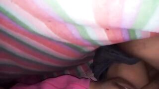 A big ass Latina chick enjoys intimate moments under the sheets