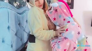 A trio with a pregnant woman of 6 months is an unforgettable pleasure