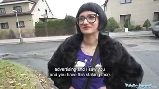 French babe Candy Scott offered her body to a stranger for cash in a daring act