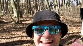 A day with Kleomodel ended with a group sex in the woods