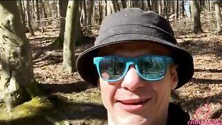 A day with Kleomodel ended with a group sex in the woods