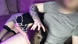 Became horny next to the girl and fucked her mouth - Sunako_Kirishiki