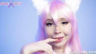 Alice Bong gets her ass gapped by a huge toy
