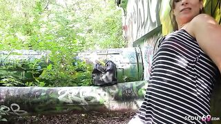 German scout picked up a Turkish mature for hardcore sex on camera