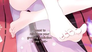 Yae Miko's 5-minute sex promise with her feet is unbeatable (Hentai JOI)