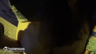 I fucked a Spanish girl and made her squirt in the street