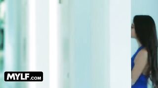 India Summer, the busty MILF, shares her deep knowledge in sex with Arielle Faye’s boyfriend
