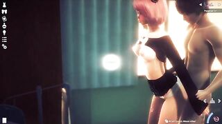 Honey Select 2 Libido DX game featuring Aezera, Fur, Booette, Lilinora, Tifa, and Xylia