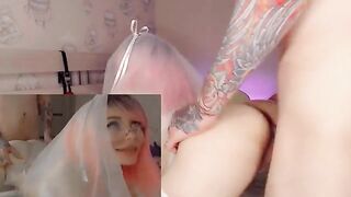 The best man fucked the bride, breaking wedding etiquette in a steamy scene