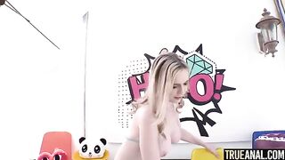Rebel Rhyder gets her asshole gapped hard on TrueAnal.com, a site known for showcasing the hottest anal scenes with intense stretching and gapping action