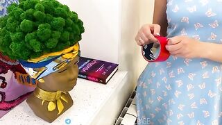 A stepson without a condom fucked his beautiful stepmom