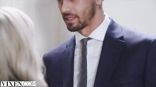 A gorgeous blonde, inspired by the stunning models on Vixen, receives a sensual payback