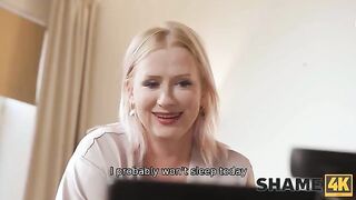 The silence is gold and the older woman's sex is a price for it