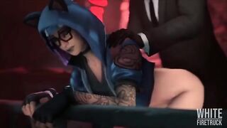 3D Lynx compilation from Fortnite hentai