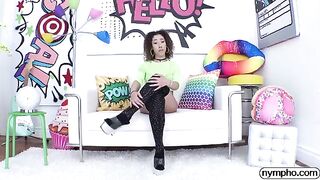 Nympho Kira Perez gets her pussy pounded hard