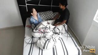 A guy has sex with his friend's girlfriend in her room, it all happened