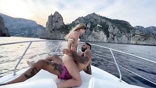 Our date night on the boat ended with a fuck at sea, just like in the movies!
