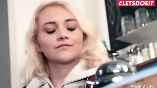 Horny thief fucked petite teen Marilyn Sugar in a surprise encounter