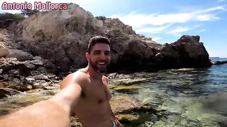 Skinny Spanish girl gets fucked on a nude beach in front of everyone