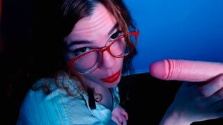 The teacher guides her student's hand to experience pleasure with ASMR