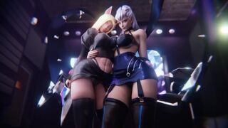 OUT Meet N Greet Part 2 Ahri Evelynn - passionate meet and fuck scene with League of Legends stars