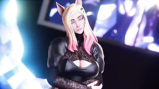OUT Meet N Greet Part 2 Ahri Evelynn - passionate meet and fuck scene with League of Legends stars