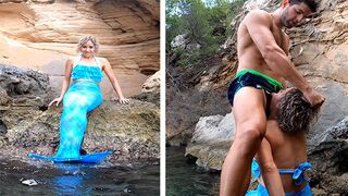 A mermaid lured me to fuck her on the ship while sailing