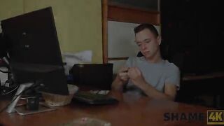 The guy played a trick on the saleswoman from the sex shop