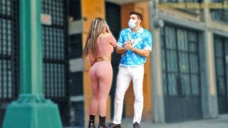 The rich guy fucks the juicy Latina booty