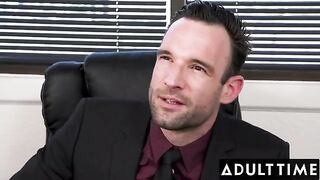 April Olsen’s big ass gets smashed by her boss’ cock