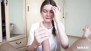 A cute schoolgirl gets fucked hard by her teacher - MIRARI