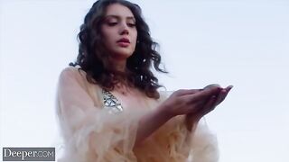 Goddess Elena Koshka is having a mind-blowing threesome in an intense scene