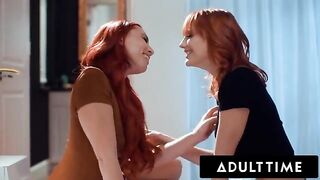 Redhead Kenna James seduces her best friend Aidra Fox to sex