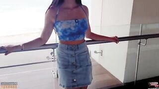 Not a friendly relationship, but rather a passionate one. A Japanese girl's vacation surprise