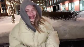 Babe from the streets, no condom, wild ride
