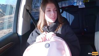 A pretty girl agreed to have sex for money with a guy - Public Agent