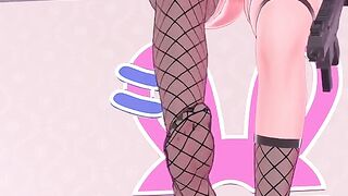 Futa MILF fucks her victim, but then she gets spanked and cums