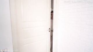 A pleasant sex surprise from girlfriend with lesbian play