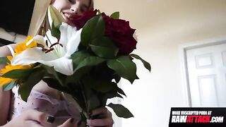 The sexy Octavia Red enjoys a huge cock in POV style
