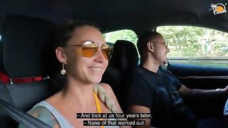 The first meeting for sex at the Sky Tower Hotel in Poland - a real couple