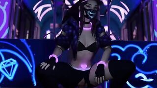 3D Hentai: League of Legends compilation Ahri Akali uncensored