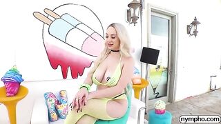 Skylar Vox is a big-breasted nymph who can't get enough