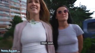 Public Agent: The lucky agent made a deal with two girls in the basement for cash