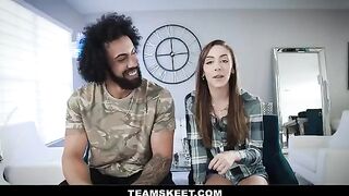 Girlfriend gets fucked in crazy positions by her passionate partner