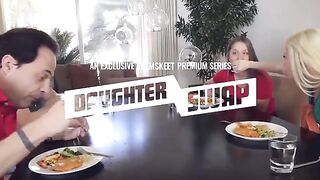 A girl is remembering a hot fuck with a officer after being caught