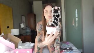 See through lingerie try on haul got me in trouble
