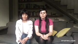 Two hot lesbians have an incredible time with a strapon dildo