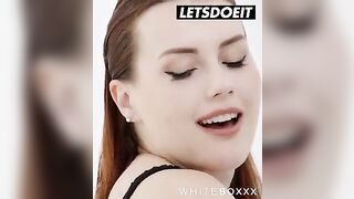 The cute ginger girl Charlie Red gets creampied in the morning